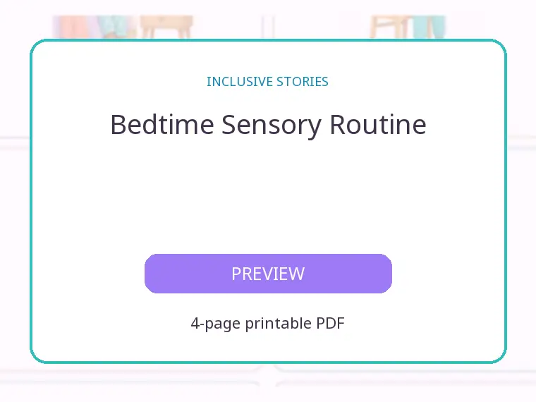 Bedtime Sensory Routine