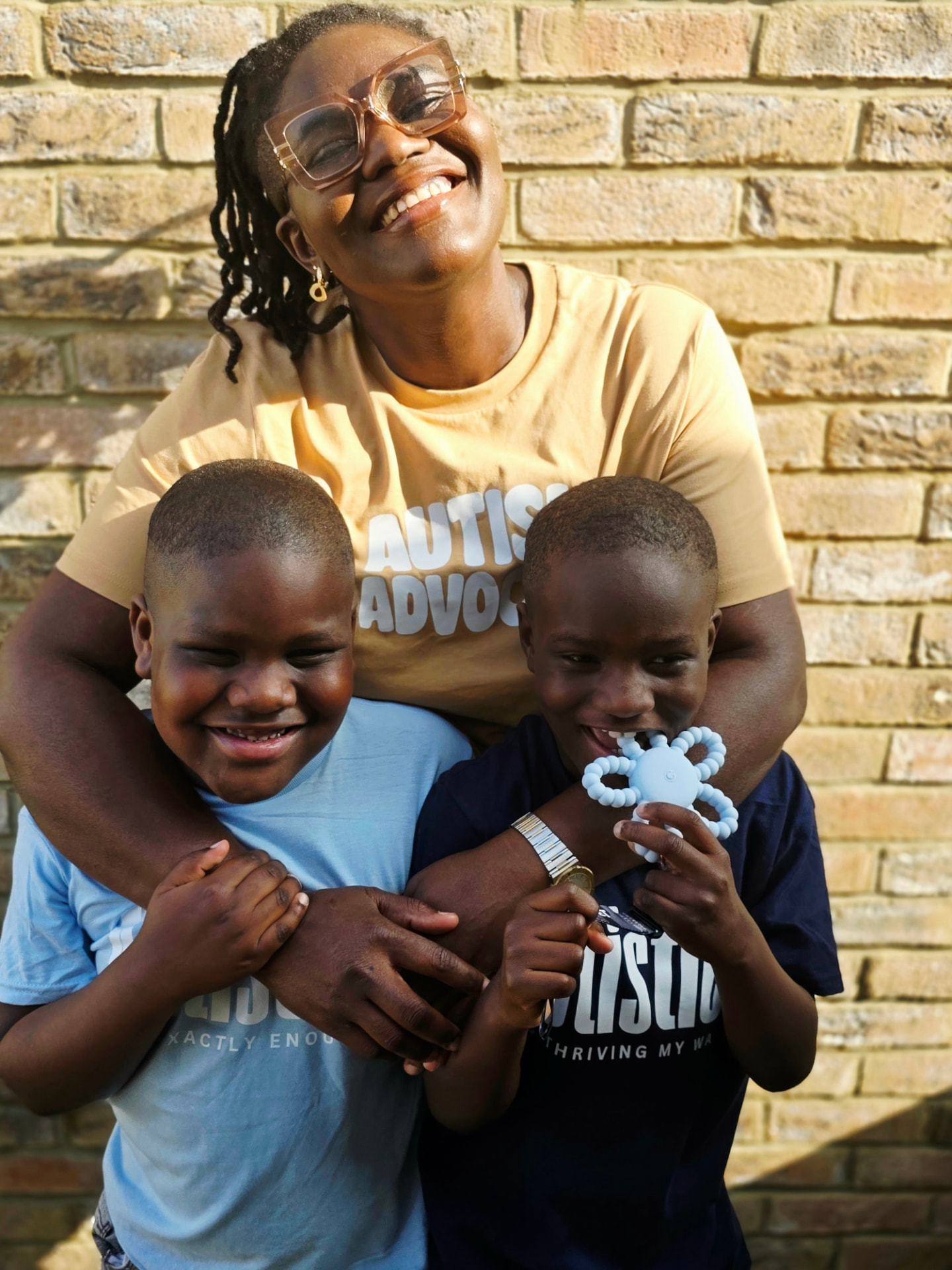 Brooklyn Banjoko with her two sons