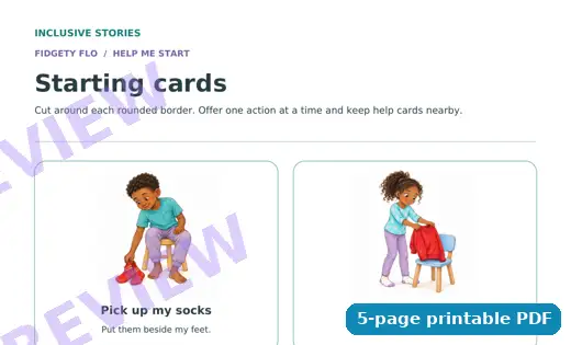 Fidgety Flo: Help Me Start